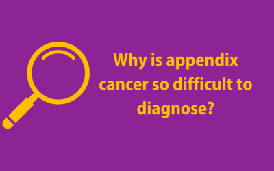 Why is appendix cancer so difficult to diagnose?