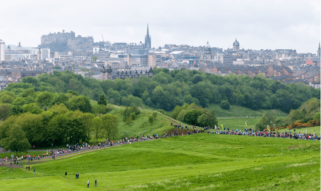 Photo of Edinburgh for illustrative purposes for the event Edinburgh Marathon Festival 2023